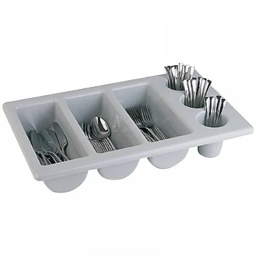 Bac à couverts 6 compartiments GN 1/1 - 325 x 530 mm - APS Soldes