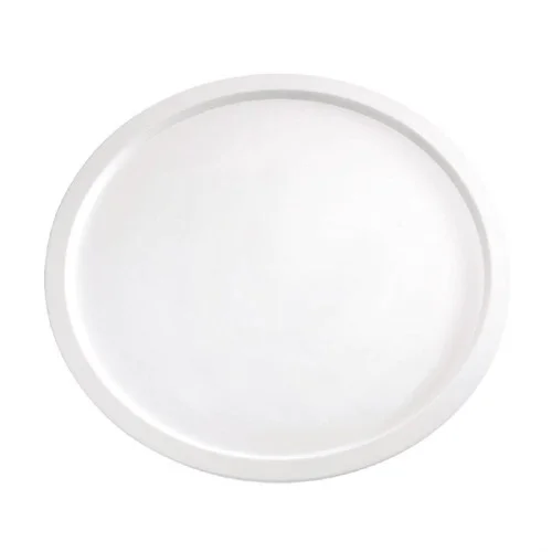 Remise Assiette de service 380(Ø)mm blanche - en mélanine - APS