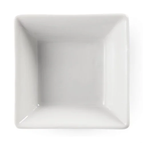 Mini-Plats Carrés Olympia En Porcelaine – 75 X 75 Mm (Lot De 12) Certifié