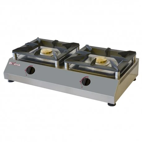 Réduction Réchaud de table à gaz 2 vifsWR-RTD/2G | Diverso By Diamond