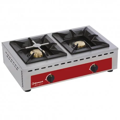 Réchaud à gaz 2 feux vifsRF2G/Q | Diamond Prix Cassé