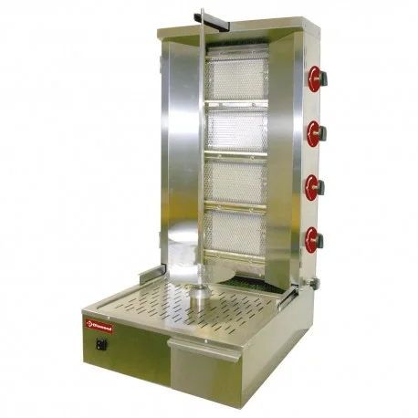 Prix Promo Machine à kebab gaz 55 KgKEB-G81 | Diamond