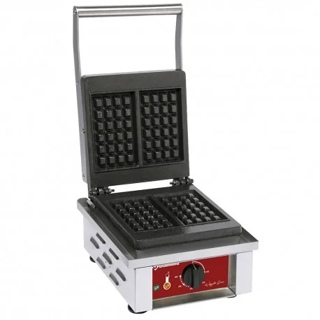 Gaufrier 2 pièces Type Liège 4x6GL-4X6/N | Diamond Pas Cher