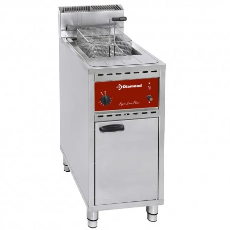 Friteuse gaz 16 litres sur meubleFSM-16G/C | Diamond Prix Réduit
