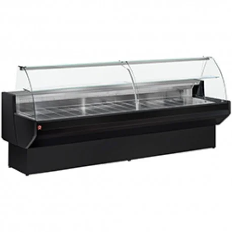 Bon Marché Vitrine réfrigérée ventilée vitre bombée 2000mmML20/B5-VV/R2 | Diamond