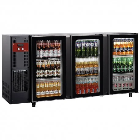 Arrière de bar 3 portes vitréesTAVT/3G-R2 | Diamond Quantité Limitée