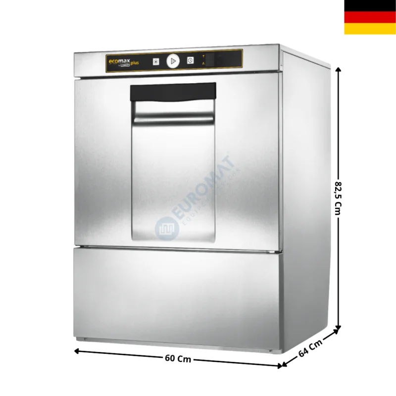 Lave Ustensiles 50x50 – Avec adoucisseur, Avec liquide détergent & Avec Pompe de Vidange + Pompe de Rinçage | F515LS11D | ECOMAX By HOBART Expédition Rapide