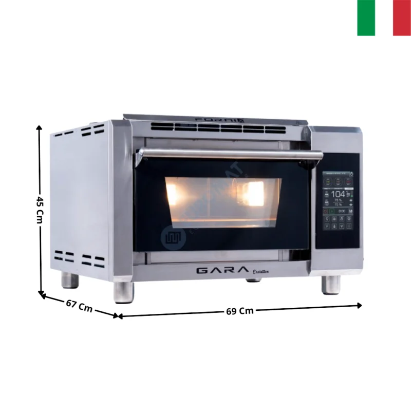 Four à Pizza Electrique 1 Pizza – 550°C – Série EASY PIZZA EVOLUTION | GARAEVOLUTION | EFFEUNO Offre Limitée