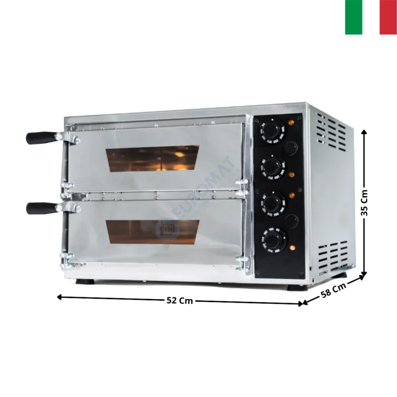 Four à Pizza Electrique 2 Pizzas – 350°C – Série EFFE | EFFE11 | EFFEUNO Offre Exclusive