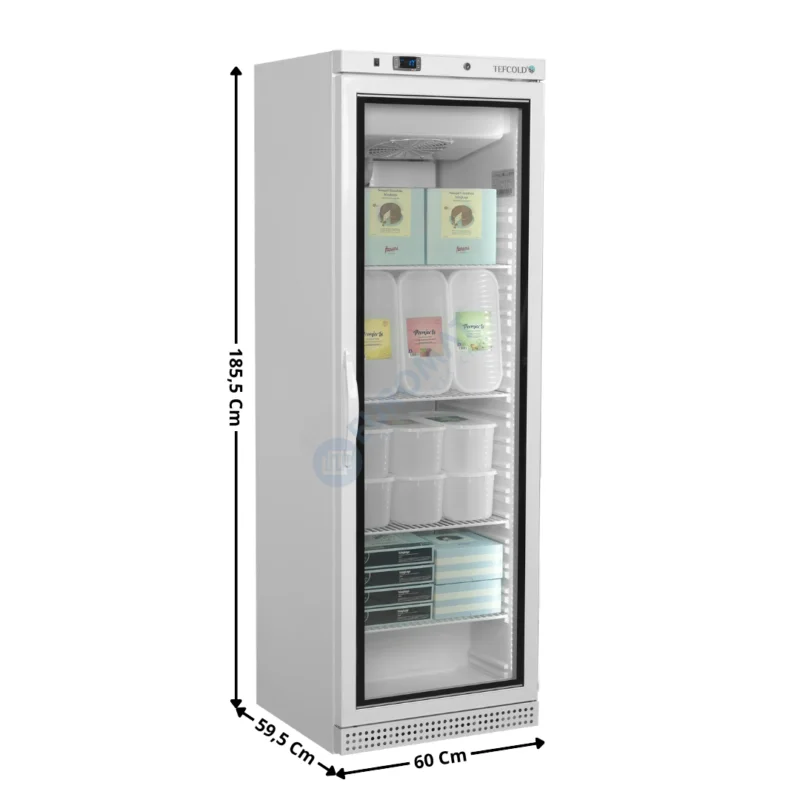 Must-Have Armoire Négative 400 L. Blanc – Ventilé – Gamme STD | UF400VGW | TEFCOLD
