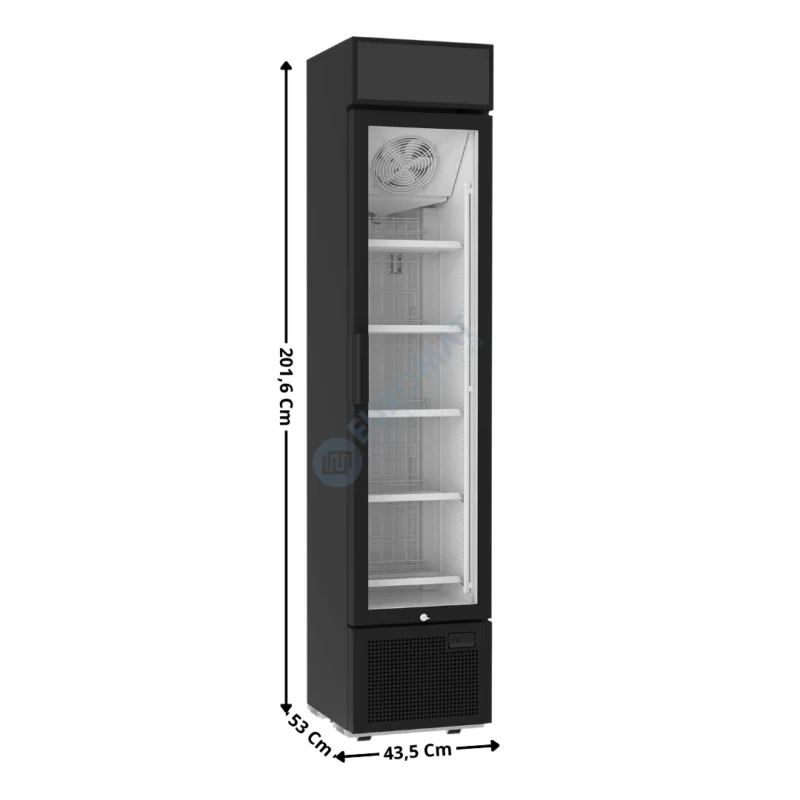 Offre Spéciale Armoire Négative 190 L. Noir/Blanc – Gamme COMPACT | FSF176VHB | TEFCOLD