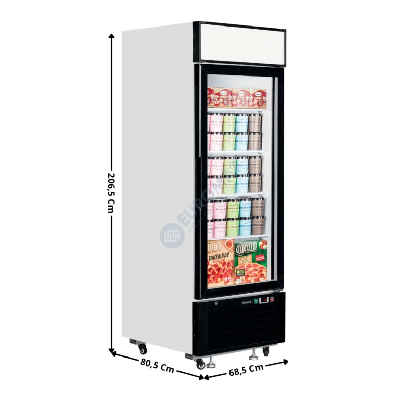 Offre Exclusive Armoire Négative 496 L. Noir/Blanc – Spéciale Crèmes Glacées – Gamme SUPERETTE | LGF2500 | TEFCOLD