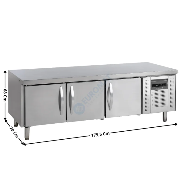 Soubassement Positive 179,5 Cm – 3 Portes GN1/1 | UC5310 | TEFCOLD Prix Cassé