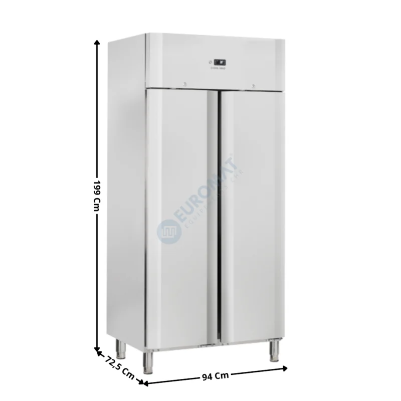 Pas Cher Armoire négative GN1/1 500 L. – 2 portes pleines | QN58 | COOL HEAD