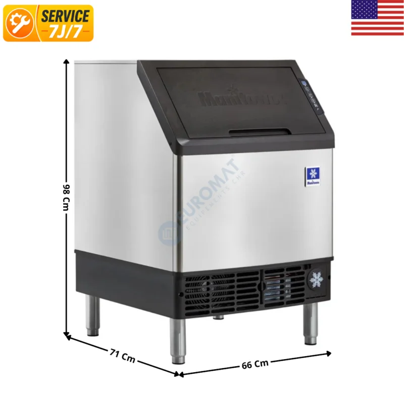 Machine à glaçons 69Kg/24H à AIR – Demi-Cube – Gamme NEO | UYP0140A | MANITOWOC Nouvel Arrivage