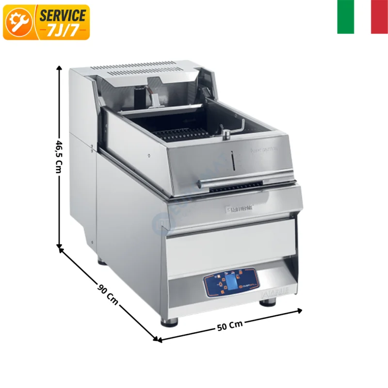 Plaque – Plancha à Clam 1 zone acier / Rabat Automatique / Chargement Eau Automatique – Technologie « Grillvapor »| GE519ELAUTOTOP | ARRIS Certifié