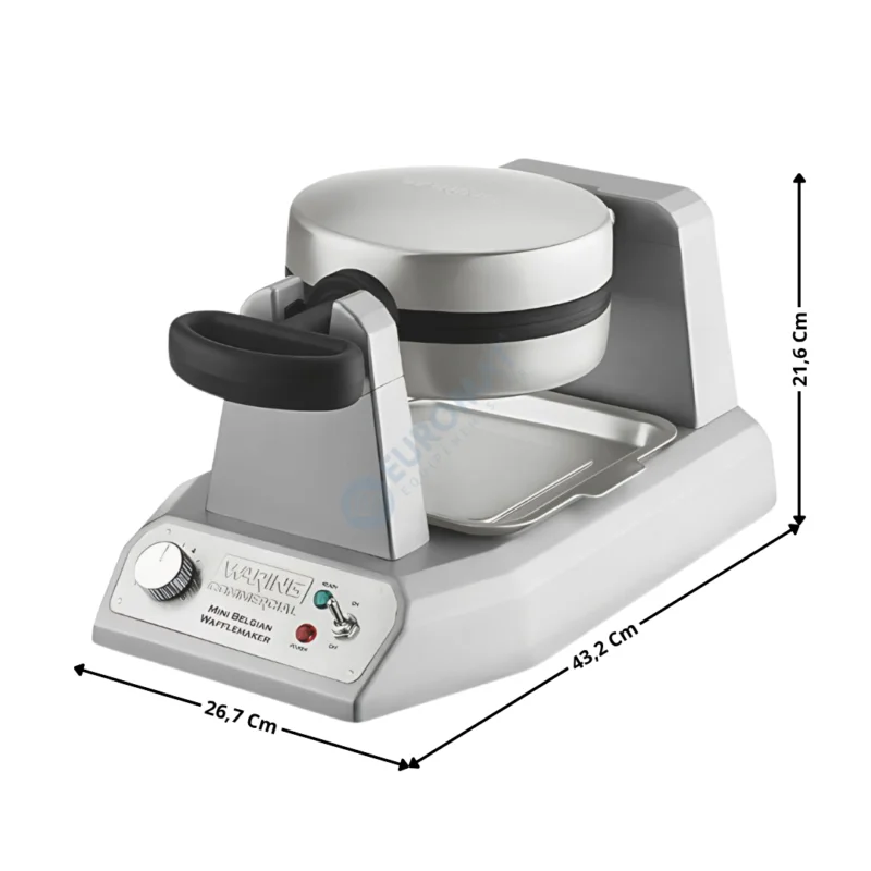 Achat Immédiat Gaufrier Rotatif Simple – Liege Ø 7x2,5 Cm (x4) | WMB400XCE | WARING