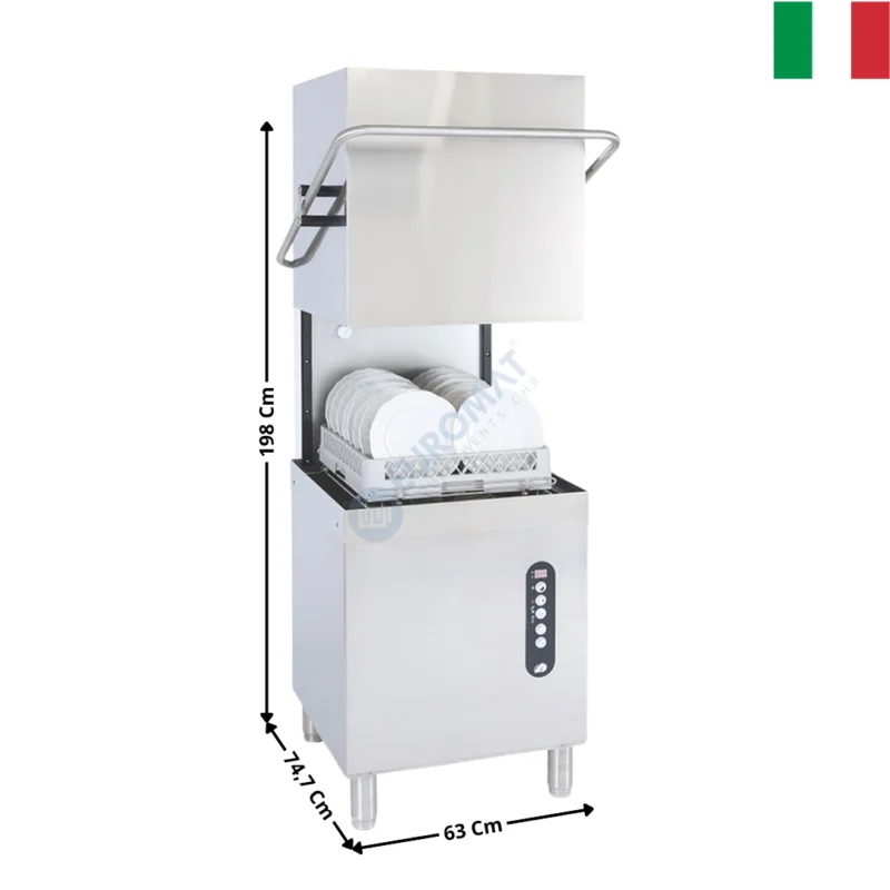 Lave-Vaisselle à Capot 50x50 – 400V – Sans adoucisseur | ECO1000TRI | ADLER Vente Directe