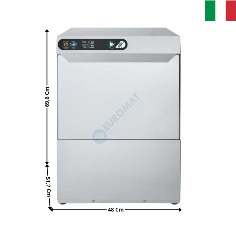 Retour Gratuit Lave Verre 40x40 – Avec adoucisseur & Pompe de Vidange | EVO40DPAD | ADLER