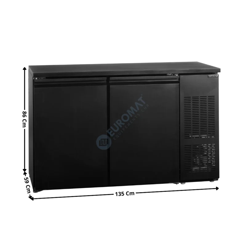 Soldes Refroidisseur de Fût 362L. / Capacité 8 Fûts / Portes Pleines | CKC8 | TEFCOLD