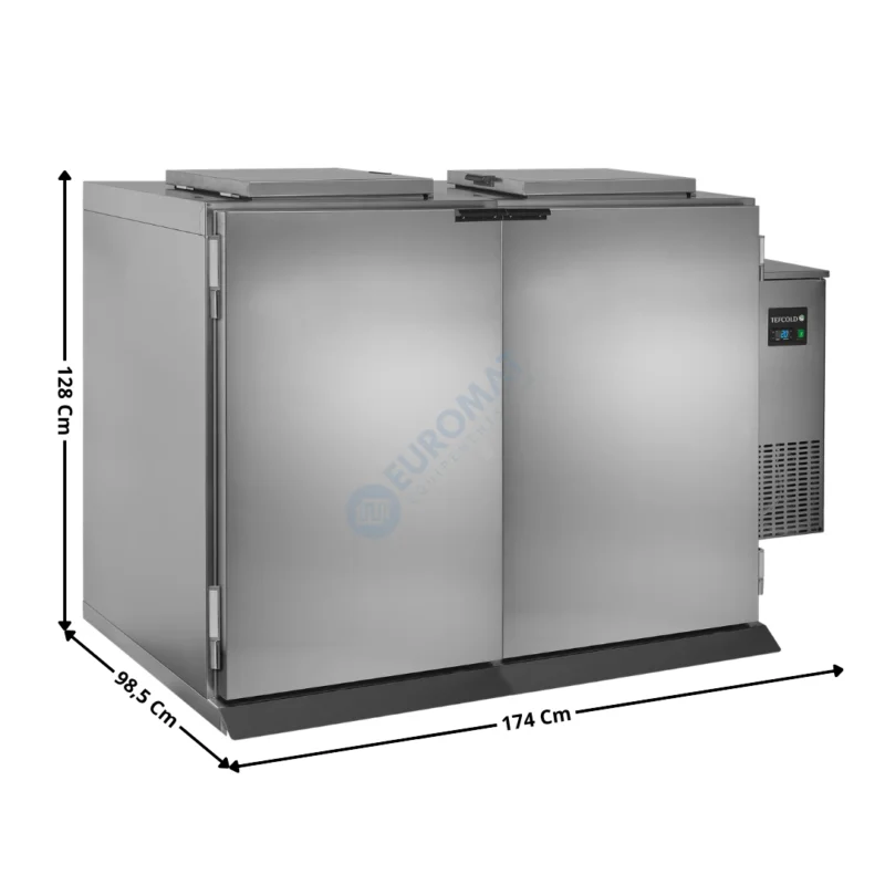 Prix Choc Refroidisseur de déchets double / Spécial Conteneur | WBC480 | TEFCOLD