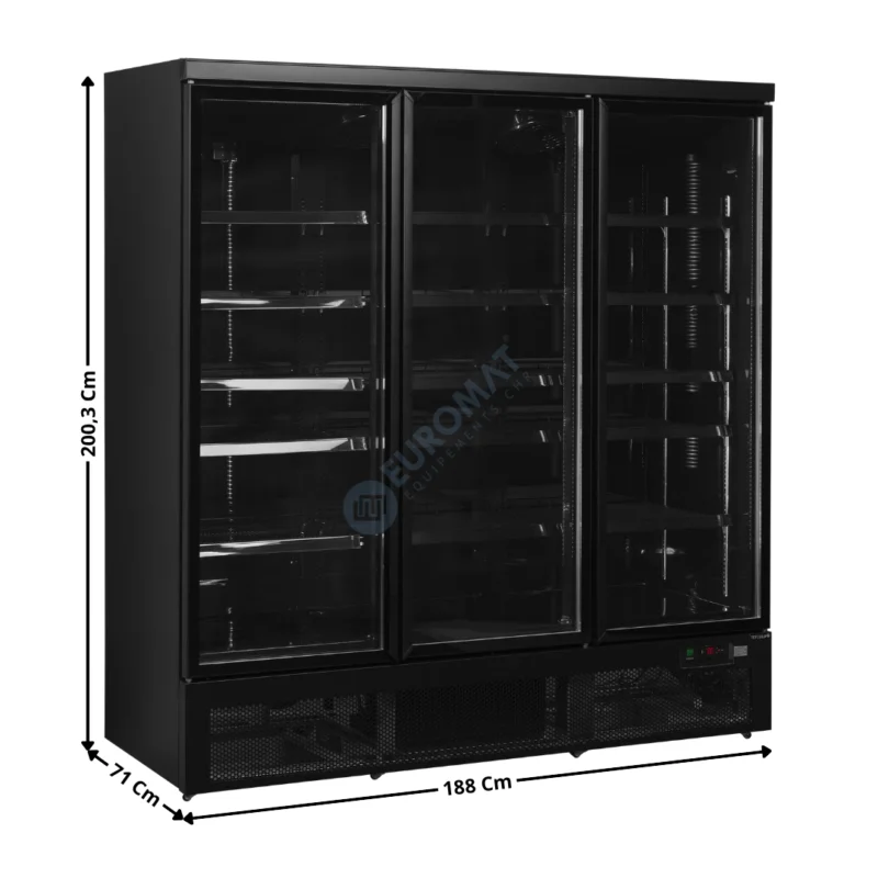 Acheter En Ligne Armoire Positive 1664 L. – Gamme Supermarché – Noire | ATOMMAXIC3DBB | TEFCOLD