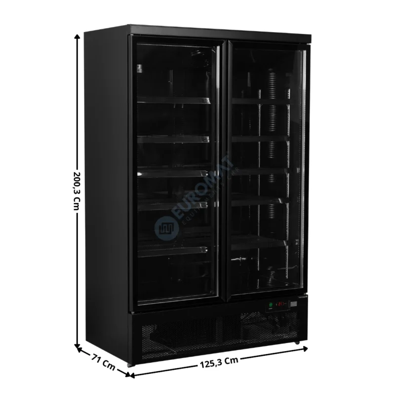 Meilleur Choix Armoire Positive 1081 L. – Gamme Supermarché – Noire | ATOMMAXIC2DBB | TEFCOLD