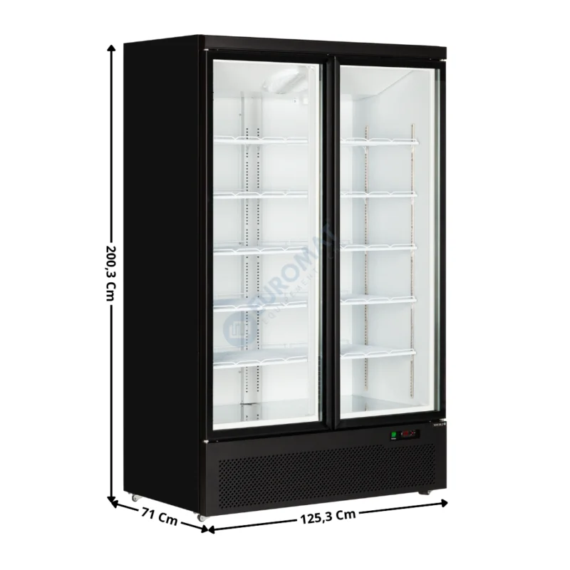 Promotion Saisonnière Armoire Positive 1081 L. – Gamme Supermarché – Noire | ATOMMAXIC2DB | TEFCOLD