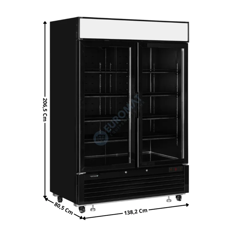 Meilleur Prix Armoire Positive 1108 L. – Gamme Supermarché – Noire | LGC5000B | TEFCOLD