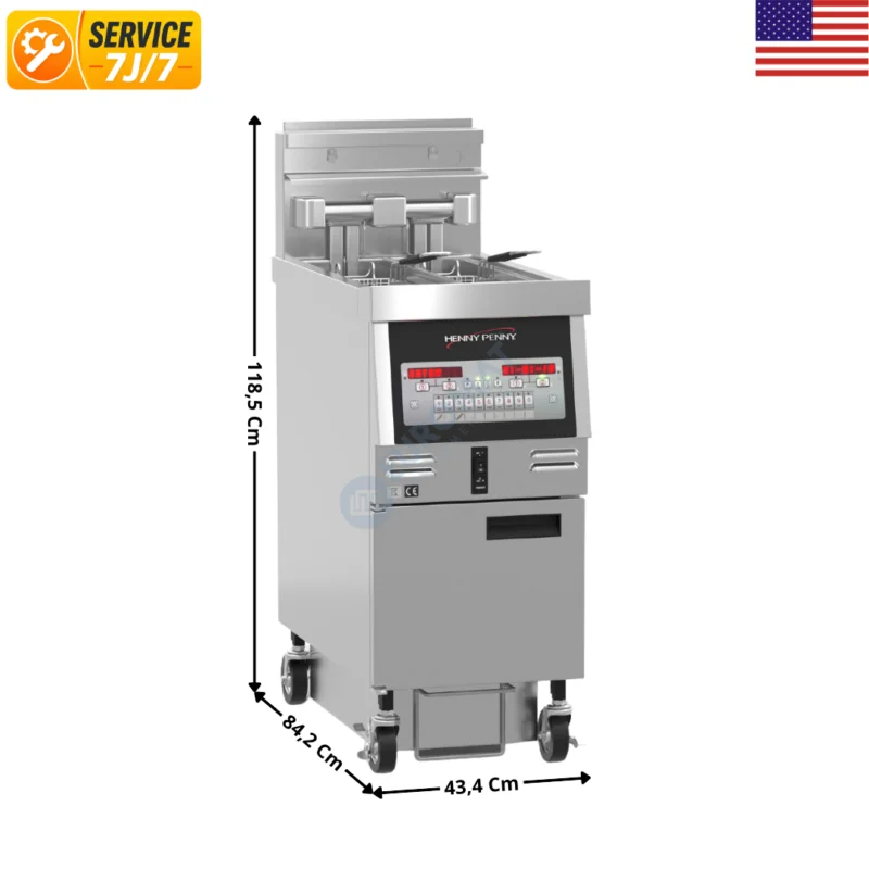 Promotion Saisonnière Friteuse 2 Cuves de 9 L. avec Filtration Automatique – Série GVE | GVE071+SPLIT| HENNY PENNY