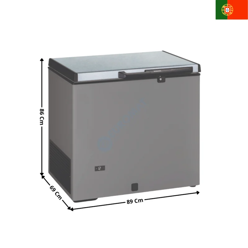 Promotion Saisonnière Congélateur Coffre 211 Litres – Coloris Inox | CHI220T | TENSAI