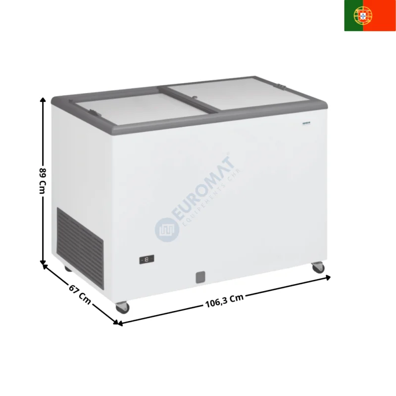 Jusqu’à Épuisement Des Stocks Congélateur à Couvercle Coulissant 304 Litres | ICE300GTO | TENSAI