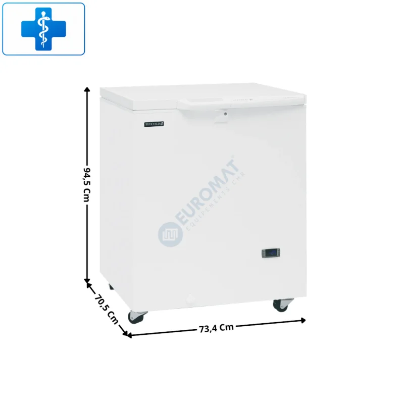 Acheter Direct Congélateur Coffre 155 L. – Gamme Médicale | SE1045+1X14691 | TEFCOLD