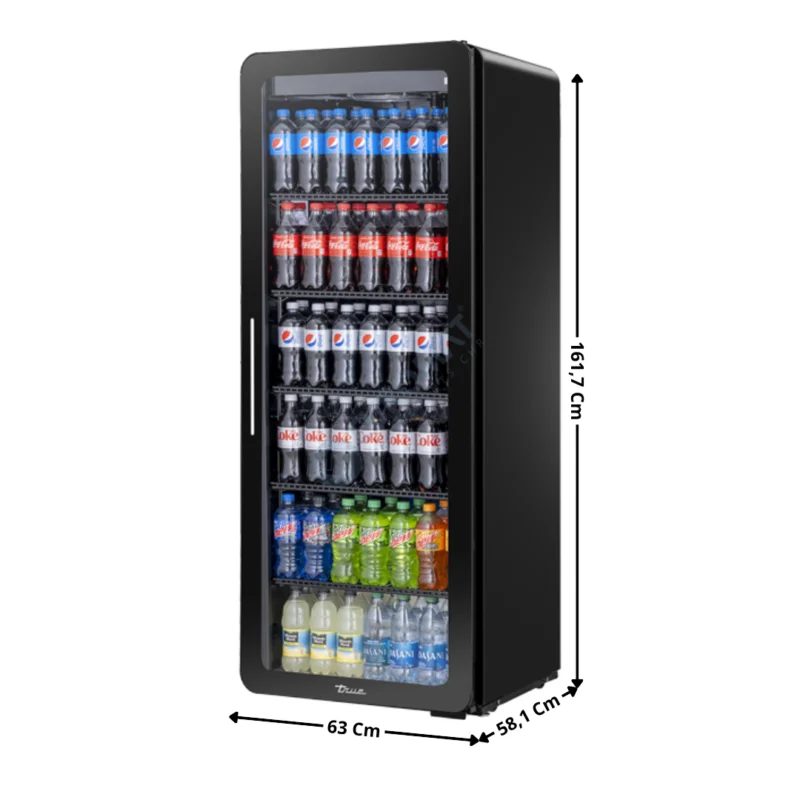 Marque Armoire positive 345 L. – 1 porte vitrée – Premium Series | CVM13HCEGC01 | TRUE