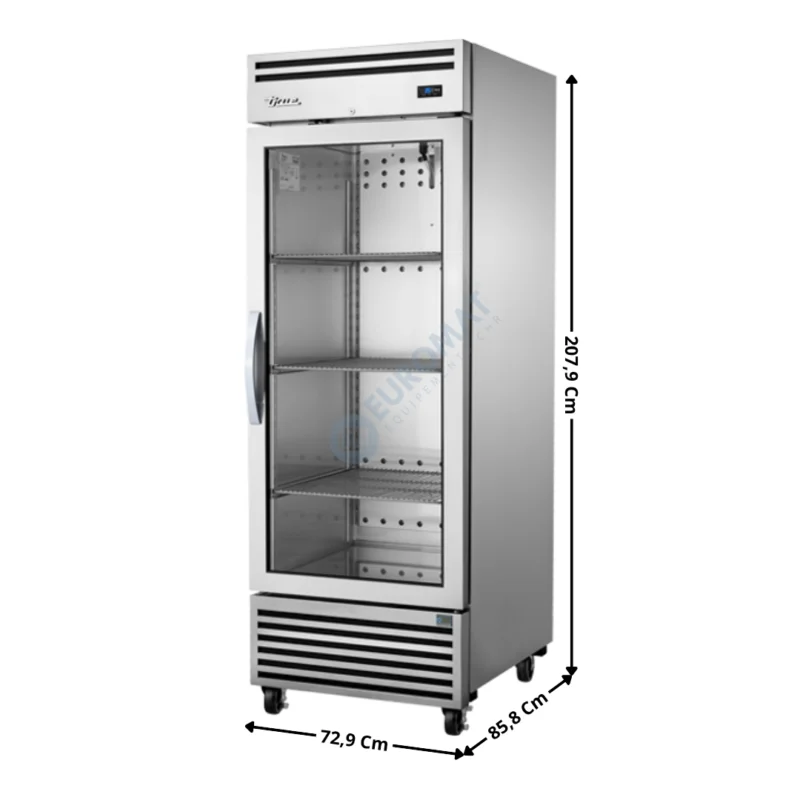 Armoire positive 570 L. – 1 porte vitrée GN2/1 – Premium Series | TGN1R1G | TRUE Satisfait Ou Remboursé