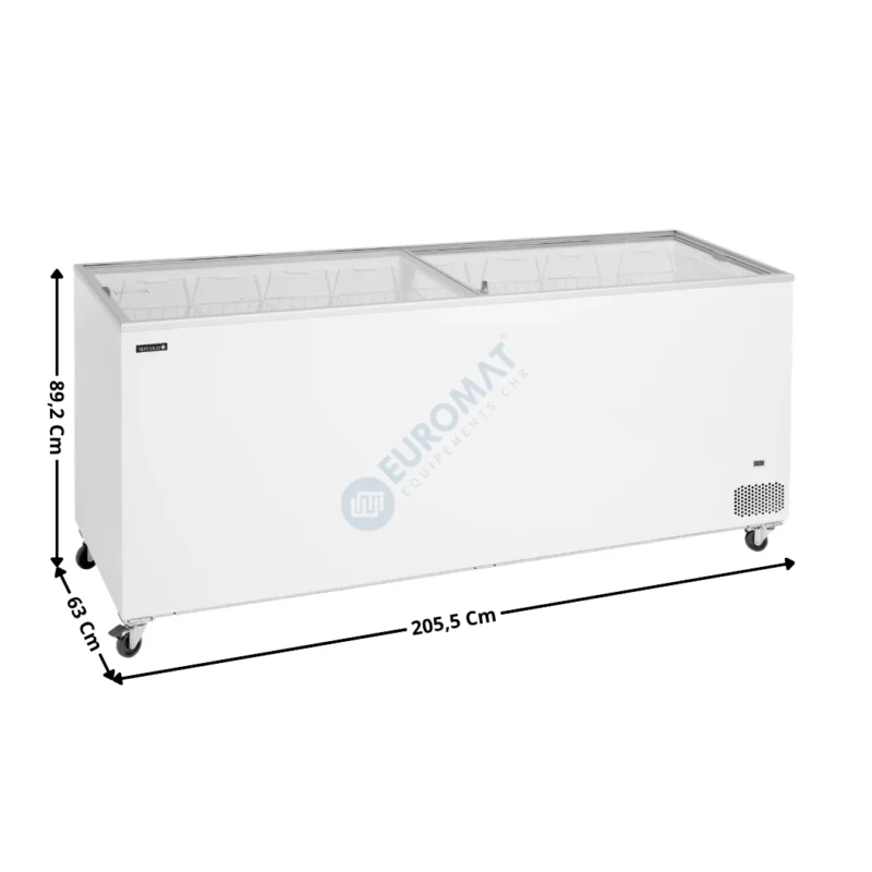 Bon Plan Congélateur de crème glacée 670 L. – Vitrage Plat | IC702SC | TEFCOLD