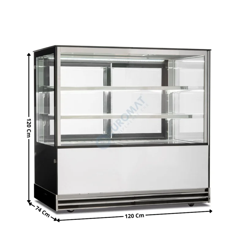 Vitrine de comptoir 120cm réfrigérée panoramique 555 L. | KDELUXE122 | HOREKUS Paiement Sécurisé