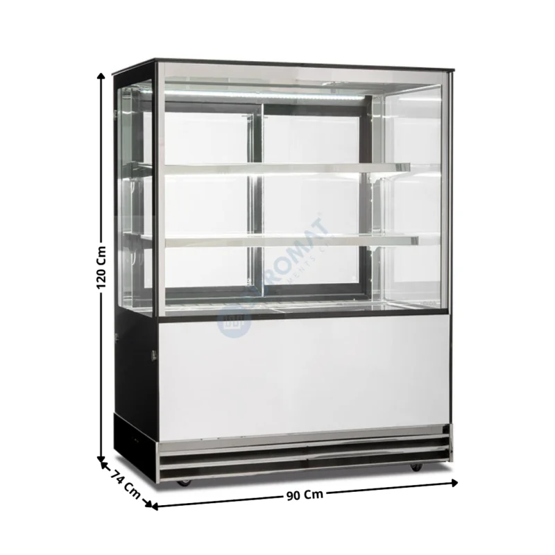 Super Prix Vitrine de comptoir 90cm réfrigérée panoramique 370 L. | KDELUXE92 | HOREKUS