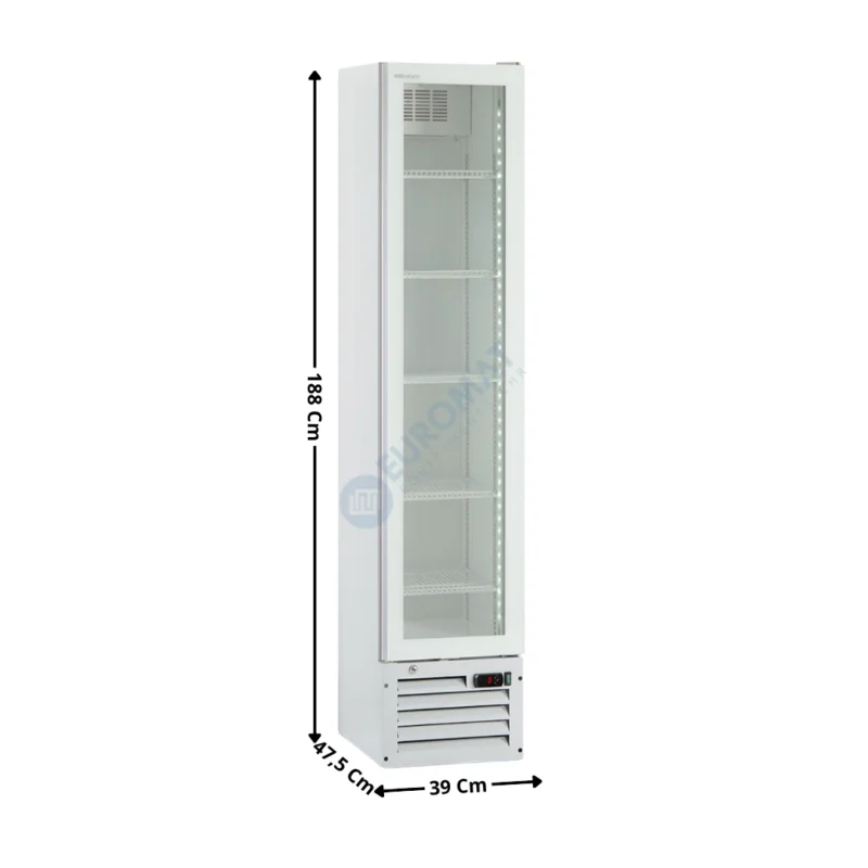 Armoire Vitrine Réfrigérée 164L. – Blanc | KTHINW | HOREKUS Achetez Aujourd’hui