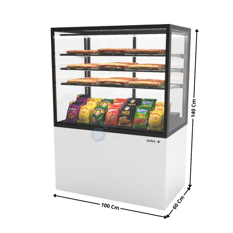 Réduction Comptoir Neutre 100 Cm / 3 Niveaux / Blanc – Série INTEGRA BASE | IN10080140N | SAYL