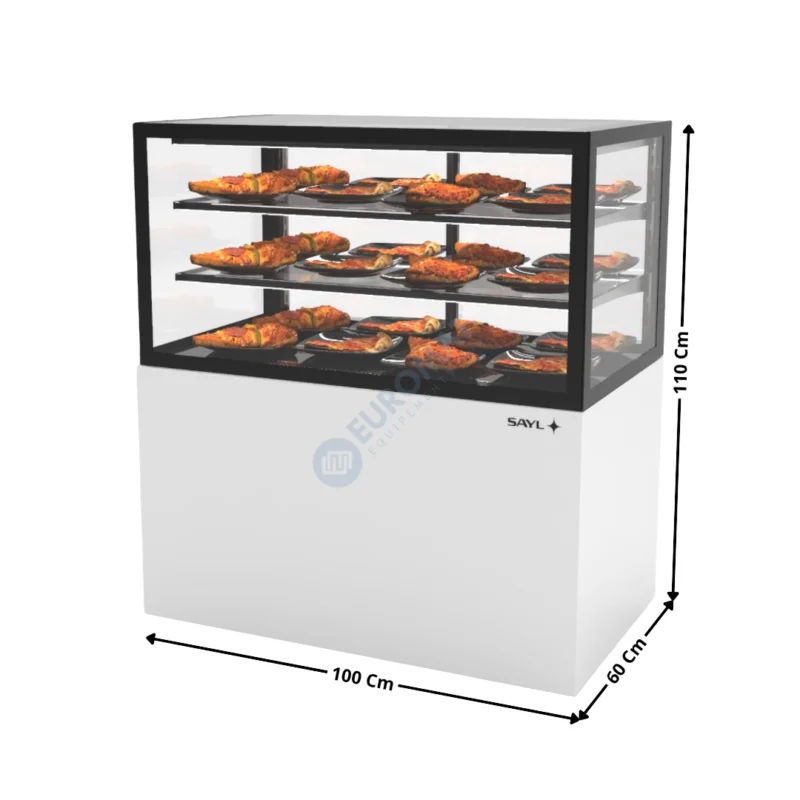 Comptoir Chauffant 100 Cm / 2 Niveaux / Blanc – Série INTEGRA BASE | IN10050110C | SAYL Nouvel Arrivage