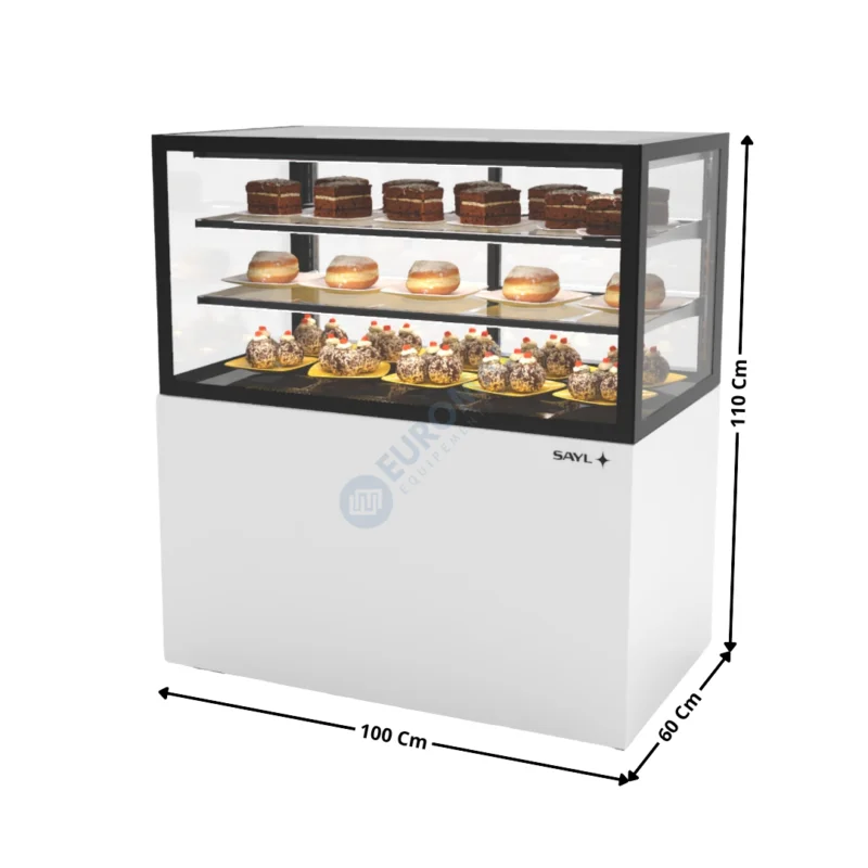 Comptoir Réfrigéré 100 Cm / 2 Niveaux / Blanc – Série INTEGRA BASE | IN10050110 | SAYL Livraison Express
