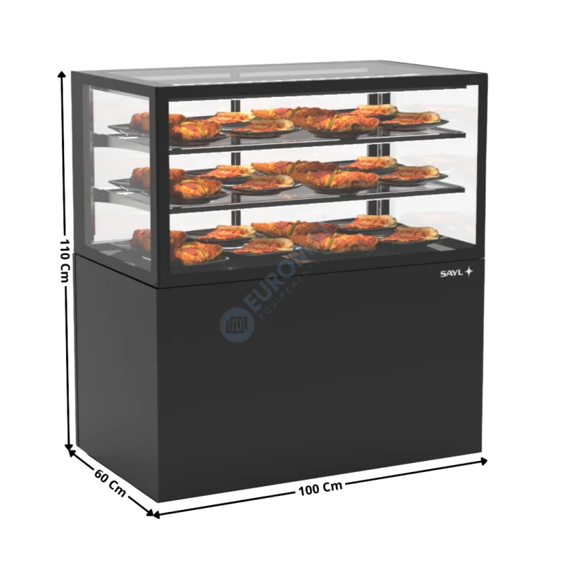 Achetez Aujourd’hui Comptoir Chauffant 100 Cm / 2 Niveaux / Noir – Série INTEGRA BASE | IN10050110CB | SAYL