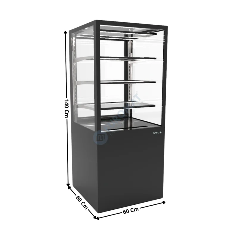 Comptoir Neutre 60 Cm / 2 Niveaux / Noir – Série INTEGRA BASE | IN6080140NB | SAYL Meilleure Vente