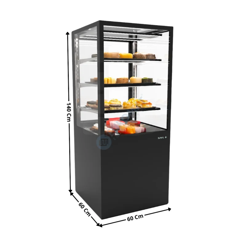 Soldes Comptoir Réfrigéré 60 Cm / 2 Niveaux / Noir – Série INTEGRA BASE | IN6080140B | SAYL