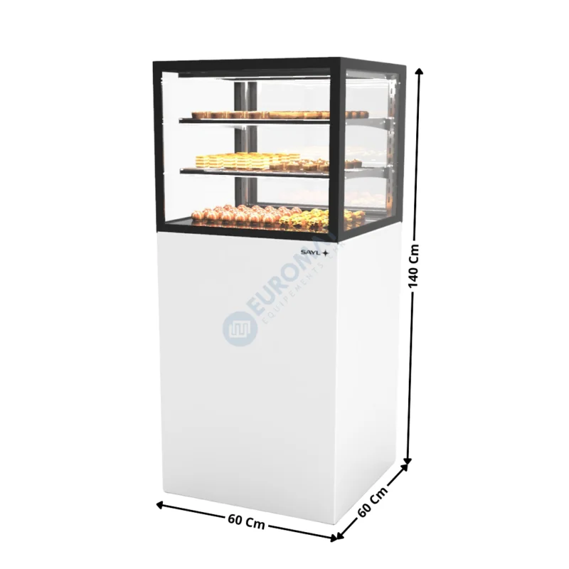 Comptoir Réfrigéré avec Humidificateur 60 Cm / 2 Niveaux / Blanc – Série INTEGRA BASE | IN6050140H | SAYL Achetez Aujourd’hui
