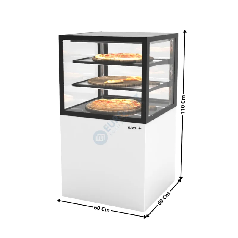 Comptoir Chauffant 60 Cm / 2 Niveaux / Blanc – Série INTEGRA BASE | IN6050110C | SAYL Prix Promo