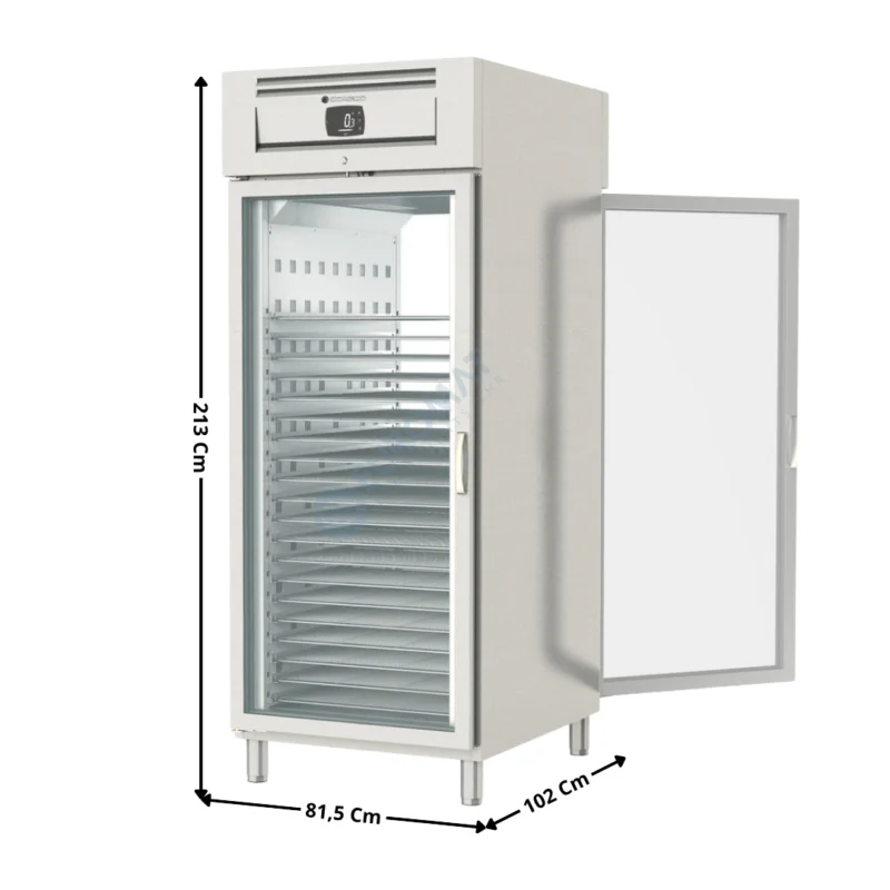 Haute Qualité Armoire Pâtissière Positive 600x800 – 900 L. / Traversante – 2 Portes Vitrées | APRV950PT | CORECO