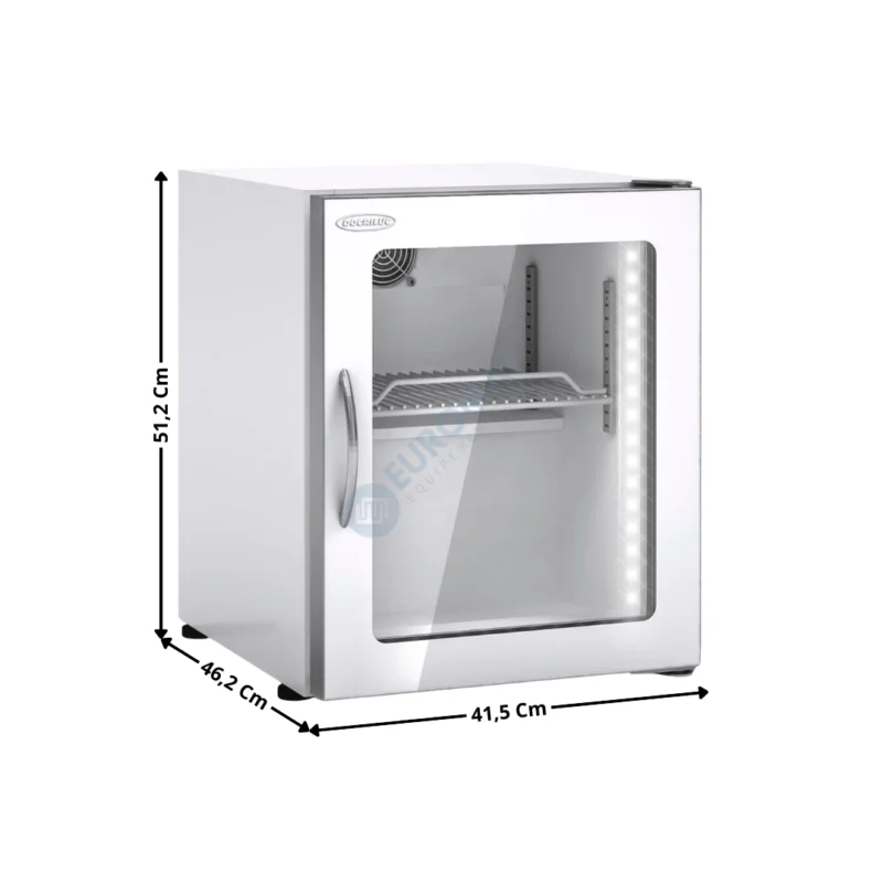Mini-Armoire Vitrine Réfrigérée 30L. – Blanc | DECVA3 | DOCRILUC Prix Cassé