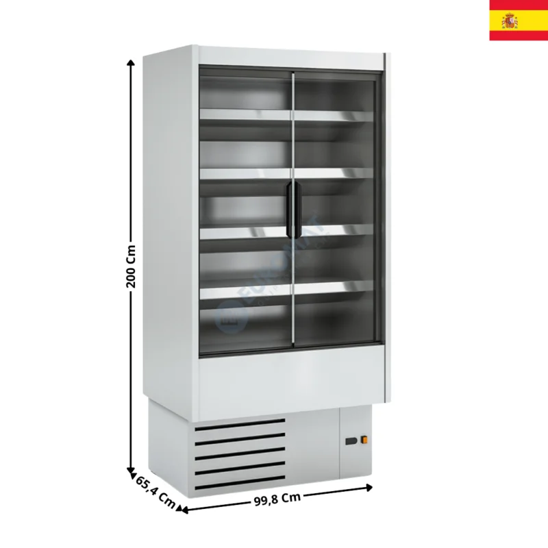 Vitrine murale inox 99,8cm / 392 L. / Spécial Fruits de Mer – Gamme CEDAR DG0 | DG009IM1FRM | DOCRILUC Nouvelle Collection